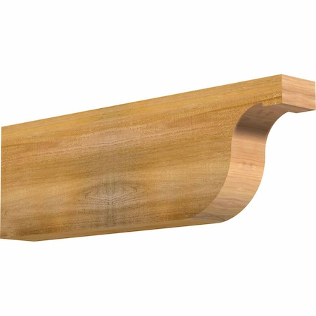 Ekena Millwork Del Monte Rough Sawn Rafter Tail, Western Red Cedar, 4"W x 10"H x 32"L RFT04X10X32DEL00RWR
